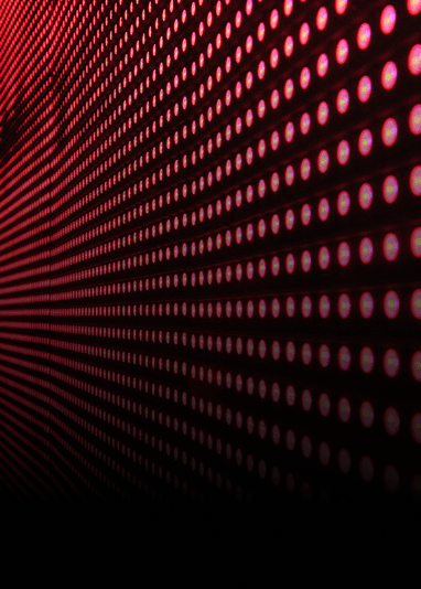 Red LED Grid